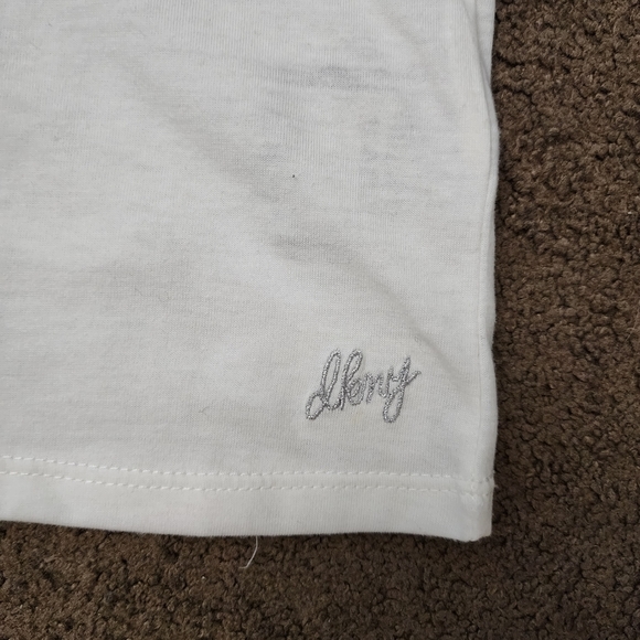 Vintage DKNY Ivory Lace & Ruffle Top, Kid's 2T - Picture 3 of 8